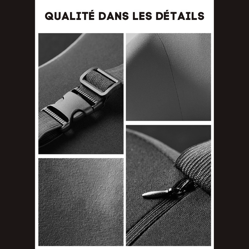 Oreiller ergonomique voiture – Soulage la nuque et le dos | ErgoComfort™