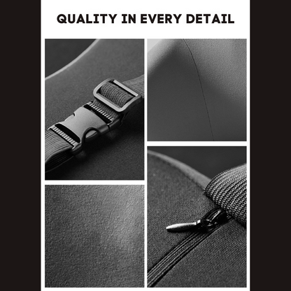 Set de Cojines Ergonómicos para Coche con Espuma Viscoelástica – Alivio Cuello y Espalda | ErgoComfort™