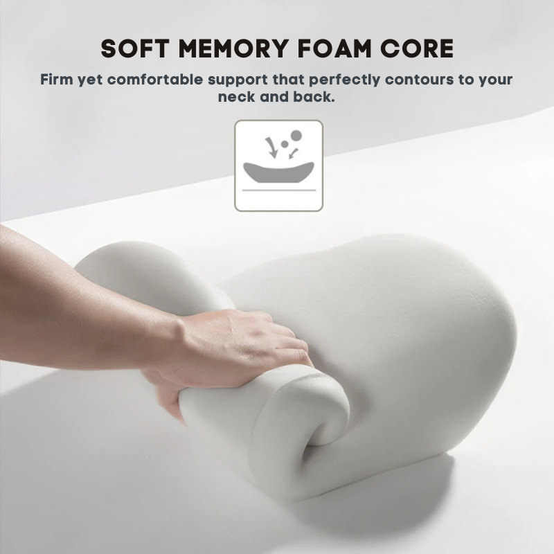 Set de Cojines Ergonómicos para Coche con Espuma Viscoelástica – Alivio Cuello y Espalda | ErgoComfort™