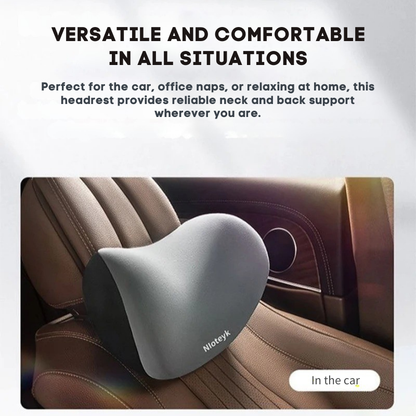Set de Cojines Ergonómicos para Coche con Espuma Viscoelástica – Alivio Cuello y Espalda | ErgoComfort™