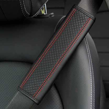 Funda de Cinturón de Seguridad en Cuero Grabado – Confort y Elegancia | ErgoBelt™