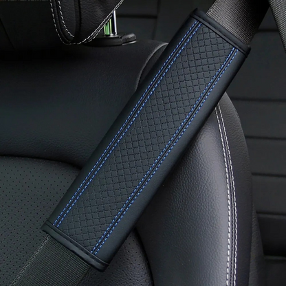 Funda de Cinturón de Seguridad en Cuero Grabado – Confort y Elegancia | ErgoBelt™