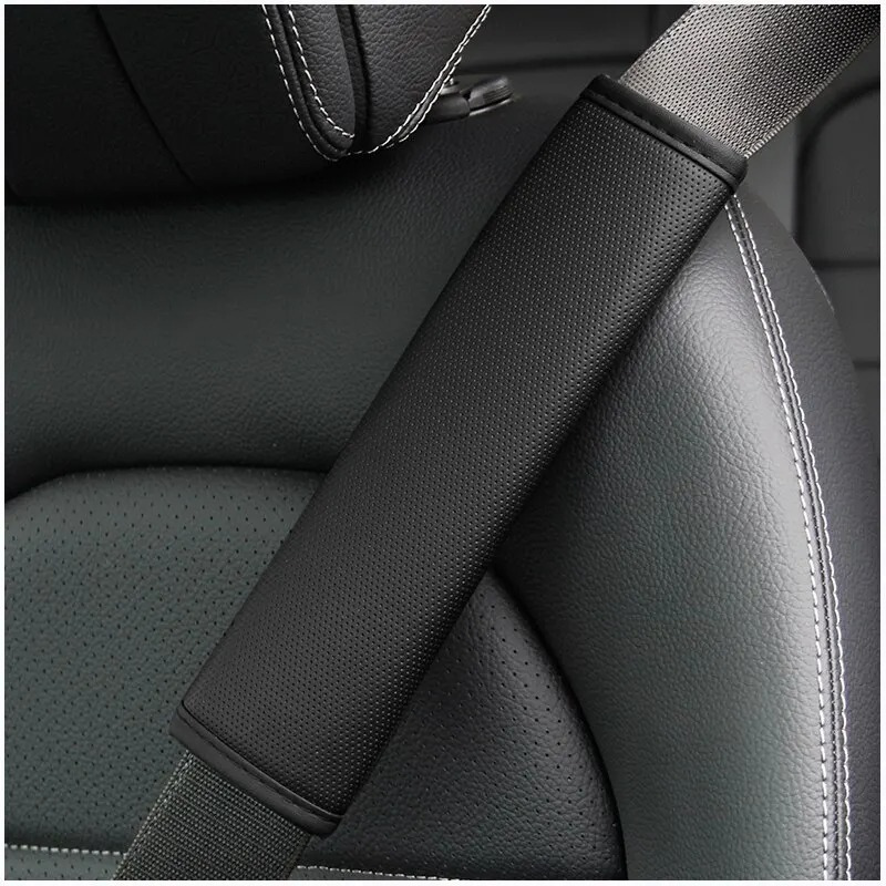 Funda de Cinturón de Seguridad en Cuero Grabado – Confort y Elegancia | ErgoBelt™