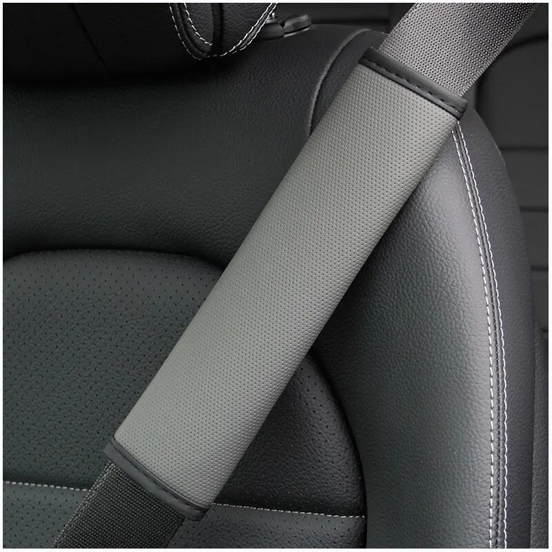 Funda de Cinturón de Seguridad en Cuero Grabado – Confort y Elegancia | ErgoBelt™