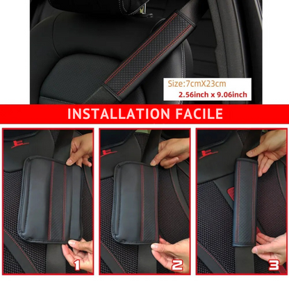 Housse de ceinture en cuir gaufré – Confort & élégance | ErgoBelt™