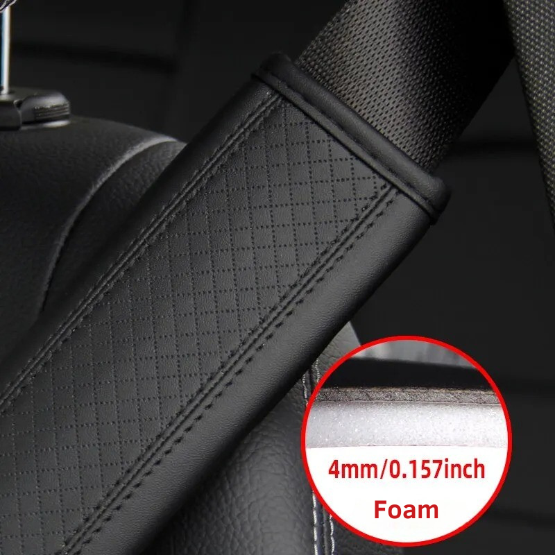 Funda de Cinturón de Seguridad en Cuero Grabado – Confort y Elegancia | ErgoBelt™
