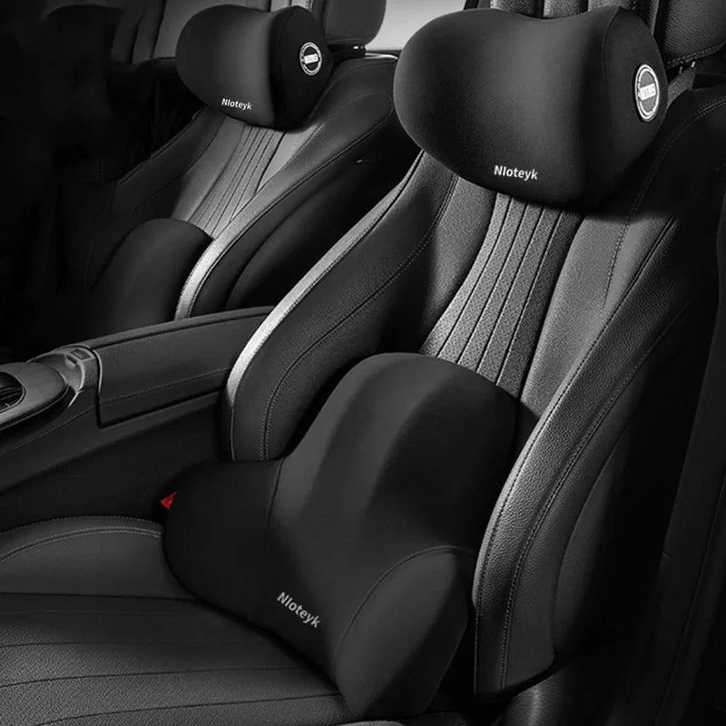 Set de coussins dos & nuque en mousse à mémoire – ErgoComfort™